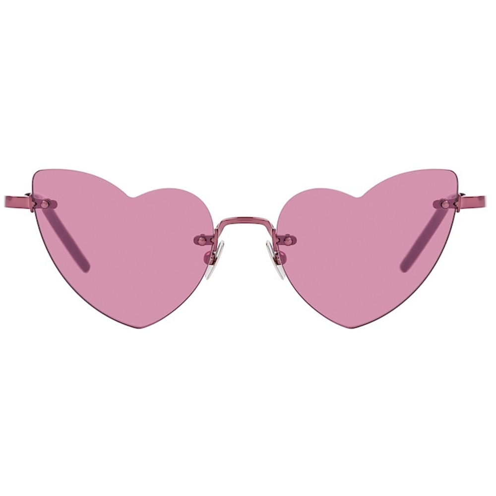 Saint Laurent SL254 Lou Lou (004) Pink Sunglasses - Picture 2 of 5